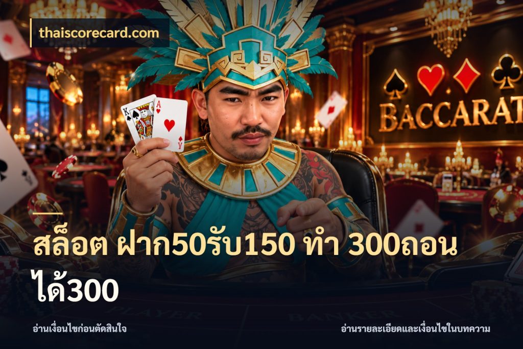 สล็อต ฝาก50รับ150 ทํา 300ถอนได้300 thaiscorecard.com จับคู่โบนัสกับสไตล์เกมที่ชอบ