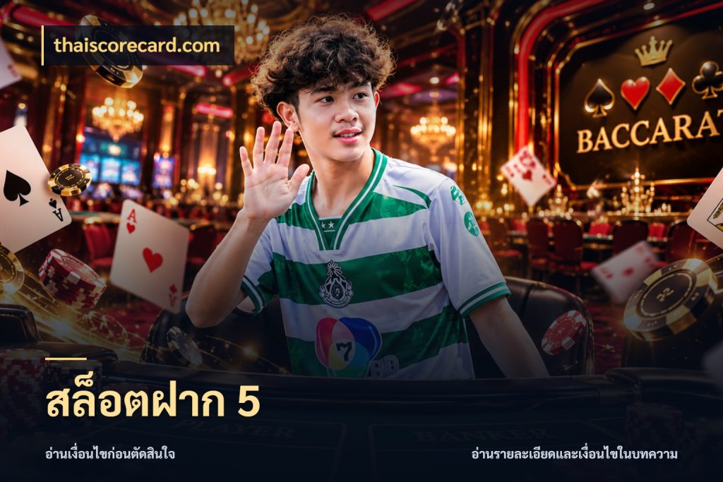 สล็อตฝาก 5 รู้จักจำนวนแต่ละแบบก่อนเลือกเกม สไตล์ thaiscorecard.com