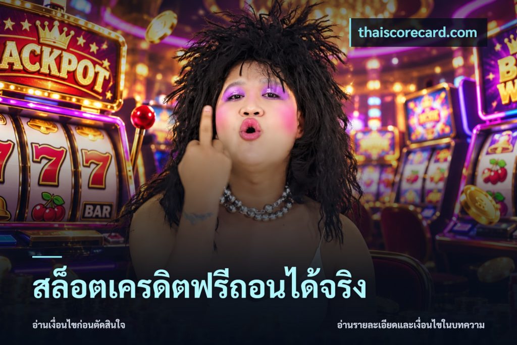 สล็อตเครดิตฟรีถอนได้จริง