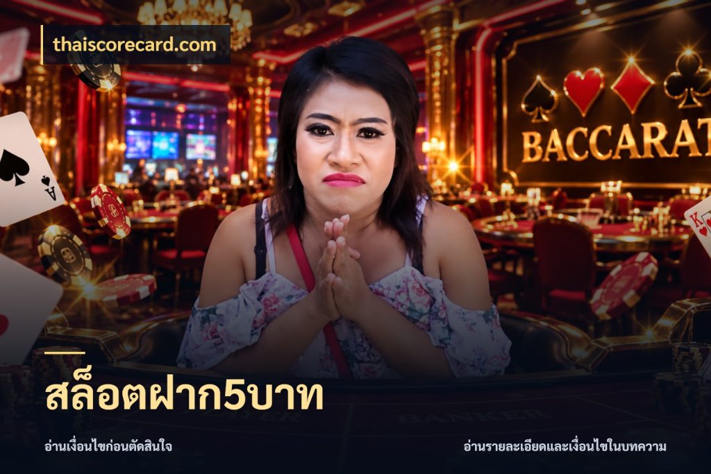 สล็อตฝาก5บาท จำนวนเริ่มต้นกับรายละเอียดที่สายเกมสนใจ สไตล์ thaiscorecard.com
