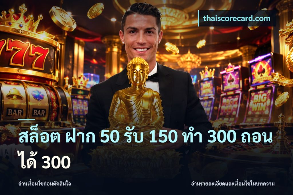 สล็อต ฝาก 50 รับ 150 ทํา 300 ถอนได้ 300
