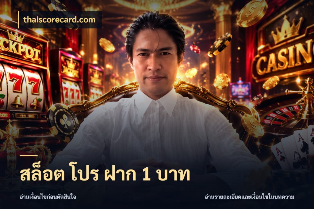 สล็อต โปร ฝาก 1 บาท สายทุนน้อยเลือกความสนุกให้พอดี ในมุม thaiscorecard.com
