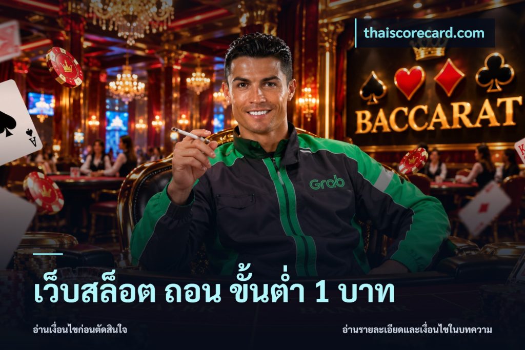 เว็บสล็อต ถอน ขั้นต่ํา 1 บาท
