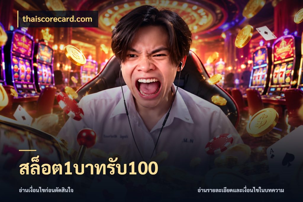 สล็อต1บาทรับ100 สายโบนัสเลือกจังหวะสนุกได้อย่างไร ในมุม thaiscorecard.com