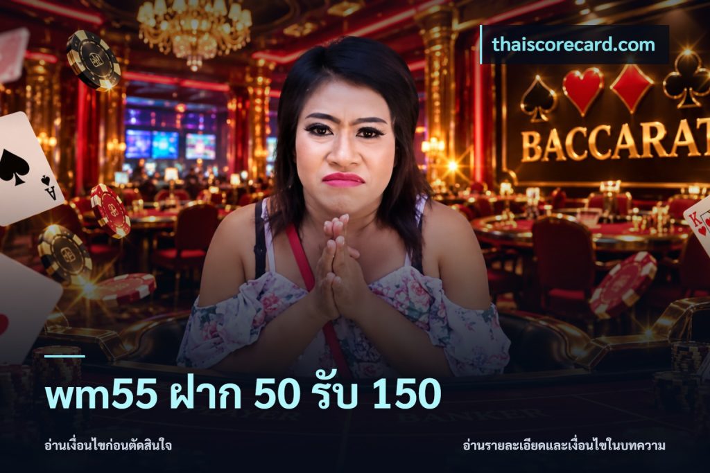 wm55 ฝาก 50 รับ 150