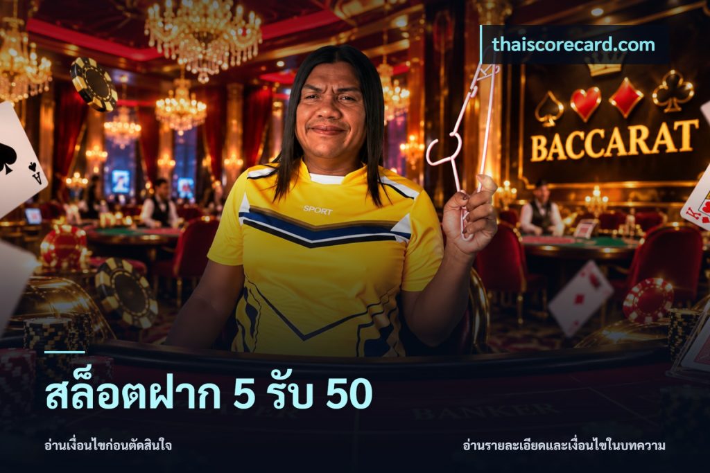 สล็อตฝาก 5 รับ 50