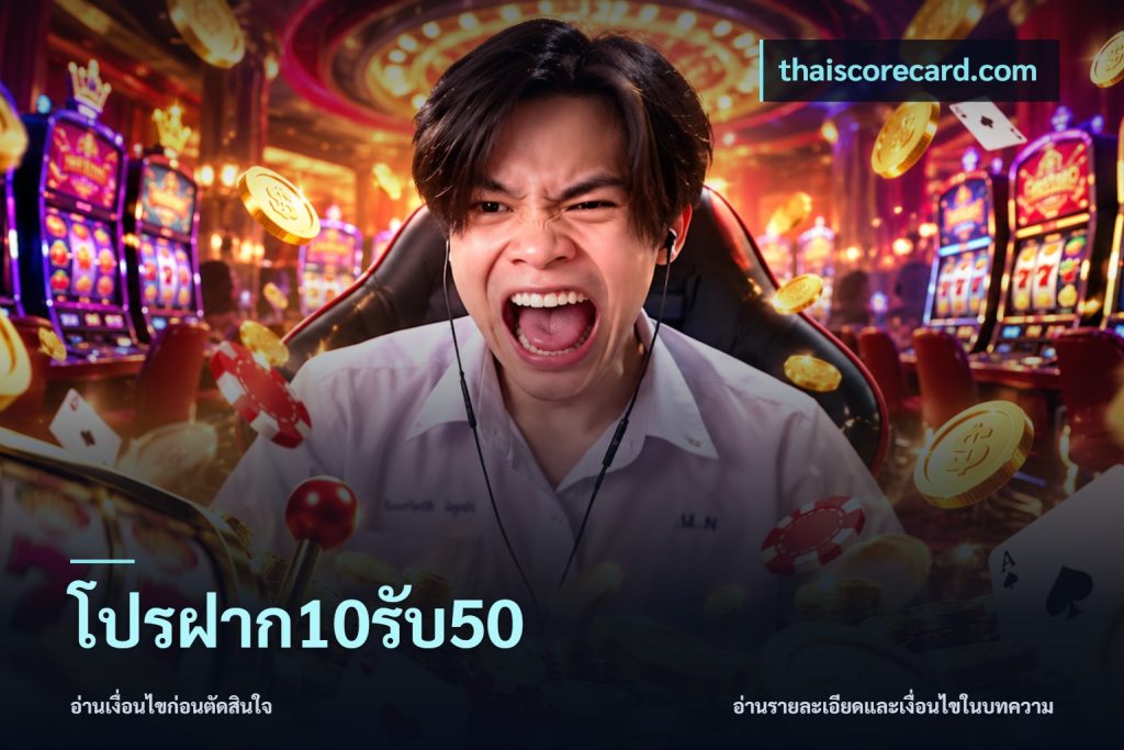 โปรฝาก10รับ50