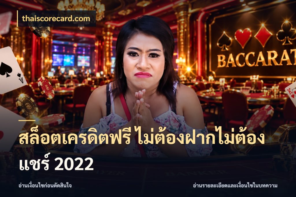 สล็อตเครดิตฟรี ไม่ต้องฝากไม่ต้องแชร์ 2022 เลือกสไตล์ความสนุกจากรูปแบบเครดิต สไตล์ thaiscorecard.com