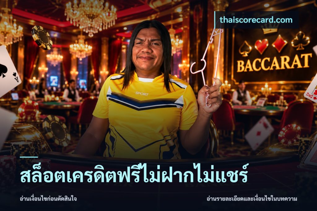 สล็อตเครดิตฟรีไม่ฝากไม่แชร์