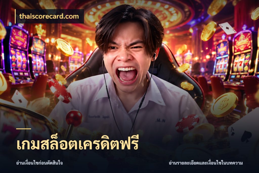เกมสล็อตเครดิตฟรี เปิดประเด็นเครดิตฟรีสำหรับคนชอบลุ้น กับ thaiscorecard.com