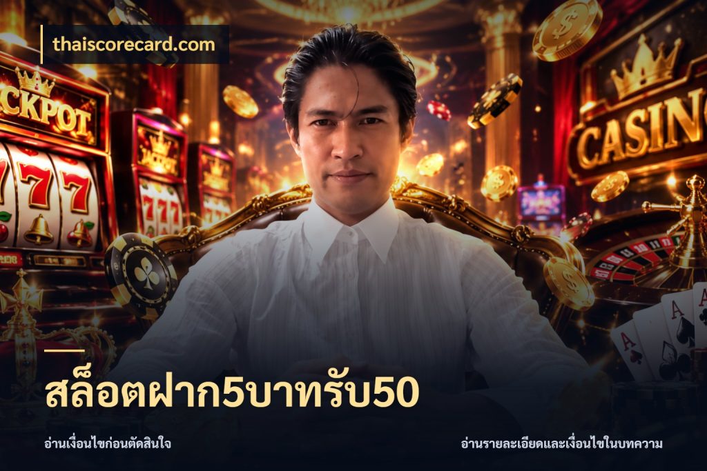 สล็อตฝาก5บาทรับ50 จับคู่โบนัสกับสไตล์เกมที่ชอบ สไตล์ thaiscorecard.com