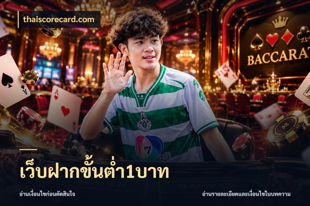 เว็บฝากขั้นต่ำ1บาท thaiscorecard.com จัดจังหวะสนุกให้เข้ากับงบที่ตั้งไว้