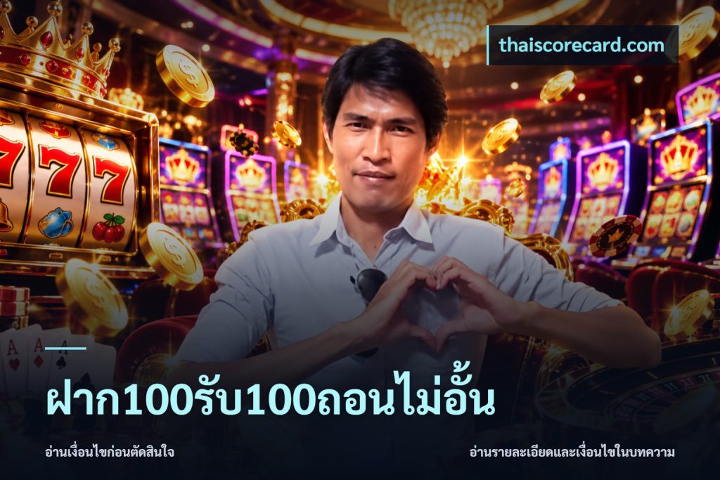 ฝาก100รับ100ถอนไม่อั้น