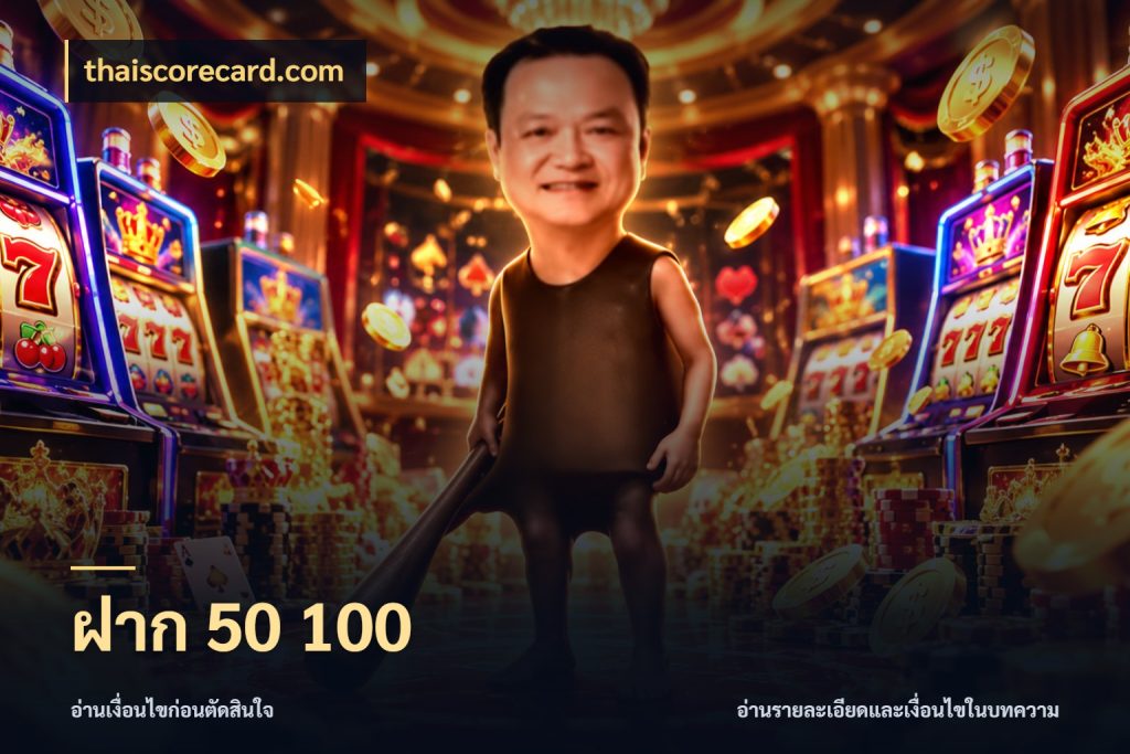 ฝาก 50 100 จัดจังหวะสนุกให้เข้ากับงบที่ตั้งไว้ ในมุม thaiscorecard.com