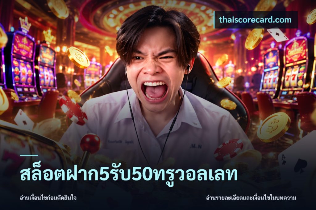 สล็อตฝาก5รับ50ทรูวอลเลท