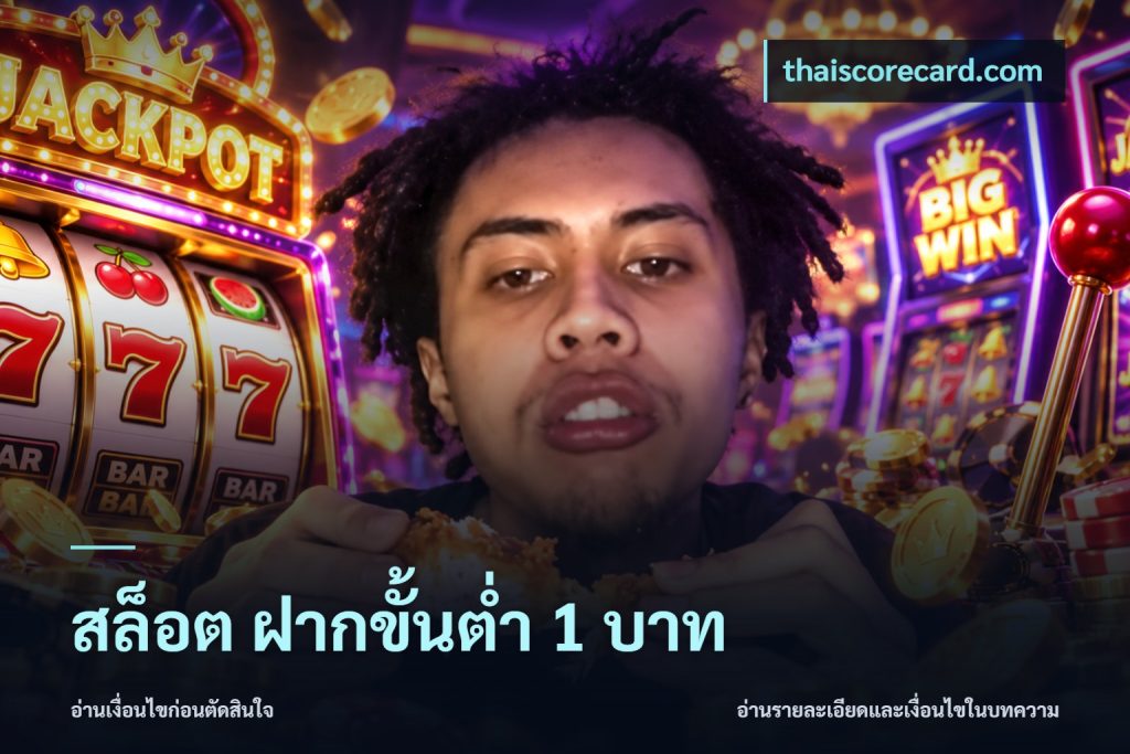 สล็อต ฝากขั้นต่ำ 1 บาท