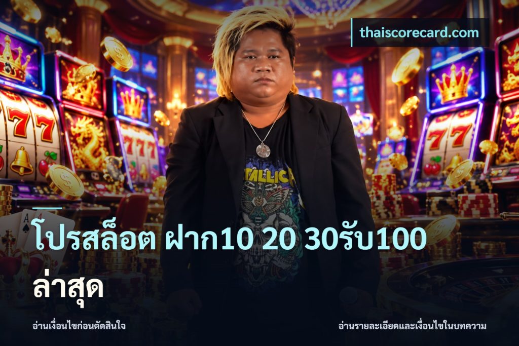 โปรสล็อต ฝาก10 20 30รับ100 ล่าสุด