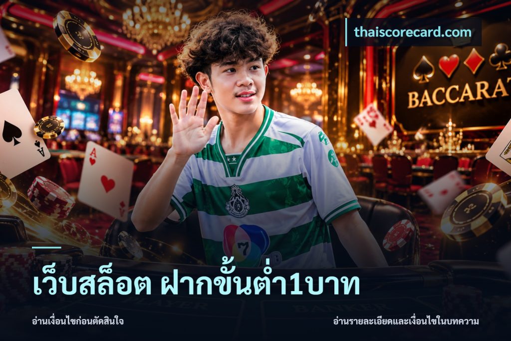 เว็บสล็อต ฝากขั้นต่ำ1บาท