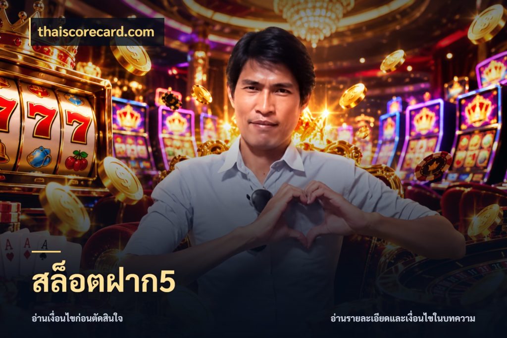 สล็อตฝาก5 เกมที่ชอบในขอบเขตเงินของตัวเอง กับ thaiscorecard.com