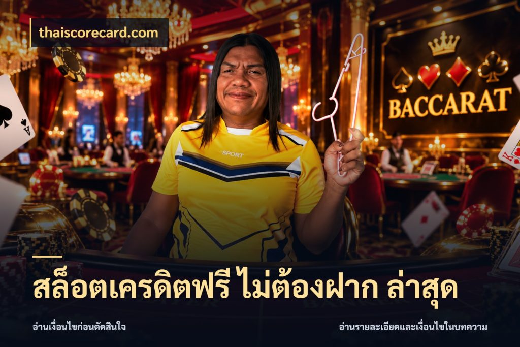 สล็อตเครดิตฟรี ไม่ต้องฝาก ล่าสุด สีสันของเครดิตฟรีและเกมแนวที่ชอบ กับ thaiscorecard.com