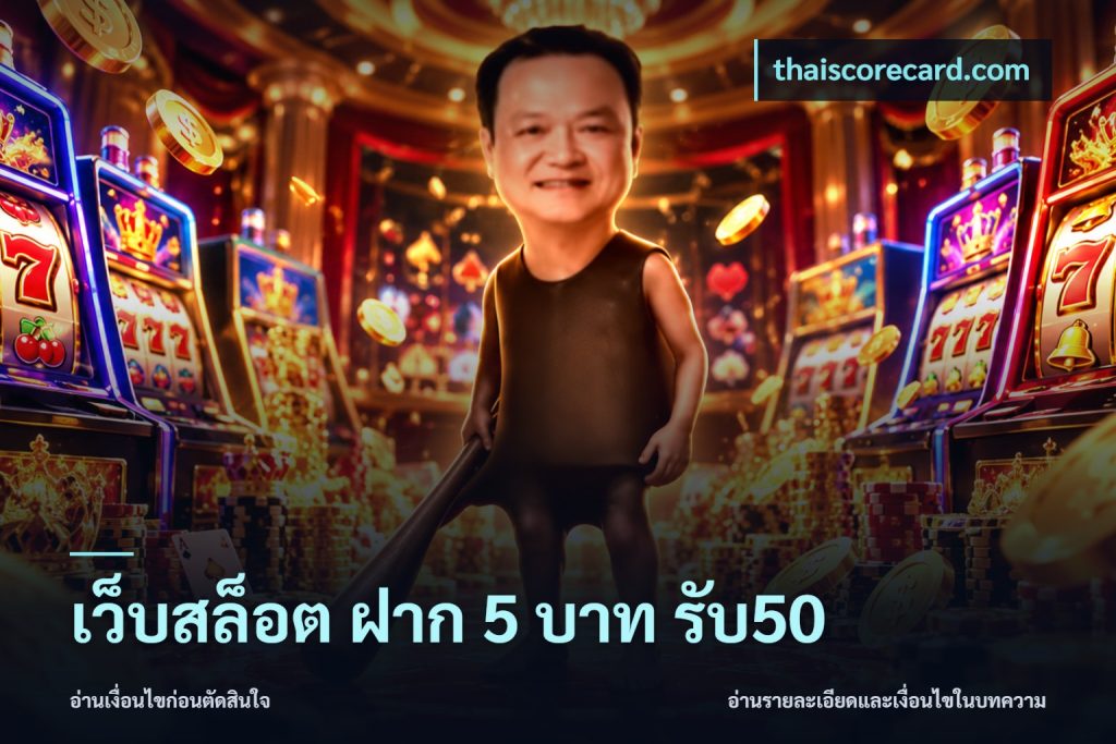 เว็บสล็อต ฝาก 5 บาท รับ50