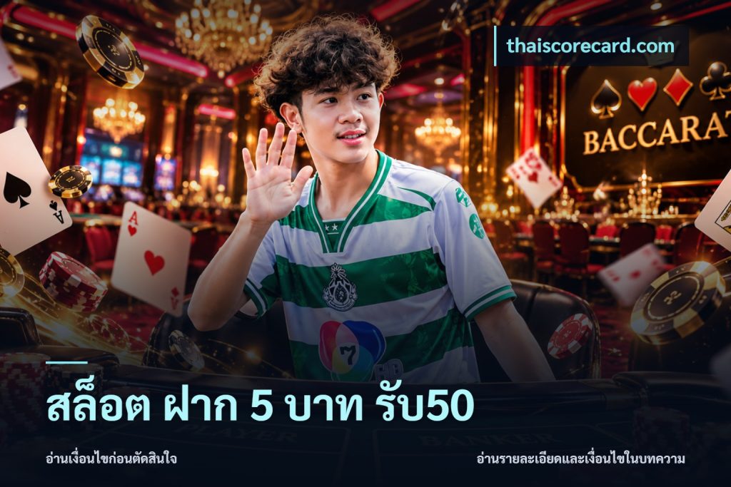 สล็อต ฝาก 5 บาท รับ50