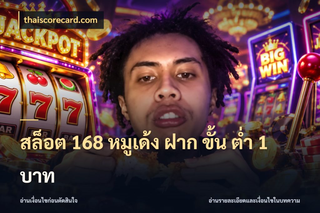 สล็อต 168 หมูเด้ง ฝาก ขั้น ต่ำ 1 บาท thaiscorecard.com จำนวนเริ่มต้นกับรายละเอียดที่สายเกมสนใจ
