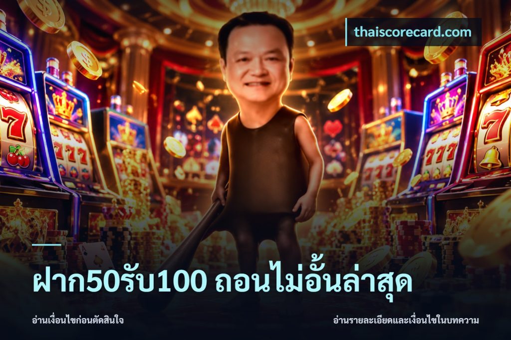 ฝาก50รับ100 ถอนไม่อั้นล่าสุด