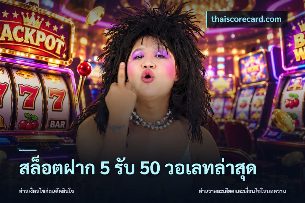 สล็อตฝาก 5 รับ 50 วอเลทล่าสุด
