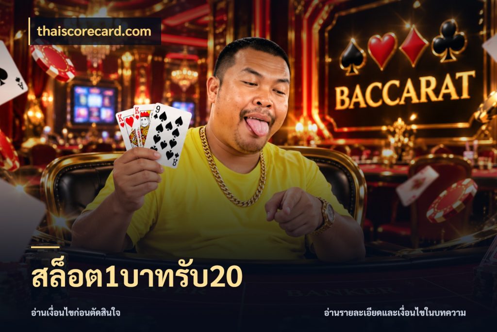 สล็อต1บาทรับ20 thaiscorecard.com จับคู่โบนัสกับสไตล์เกมที่ชอบ
