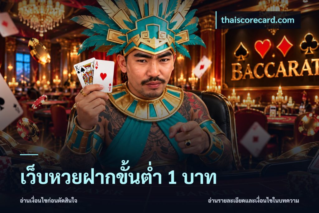 เว็บหวยฝากขั้นต่ำ 1 บาท