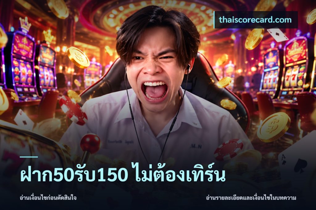 ฝาก50รับ150 ไม่ต้องเทิร์น