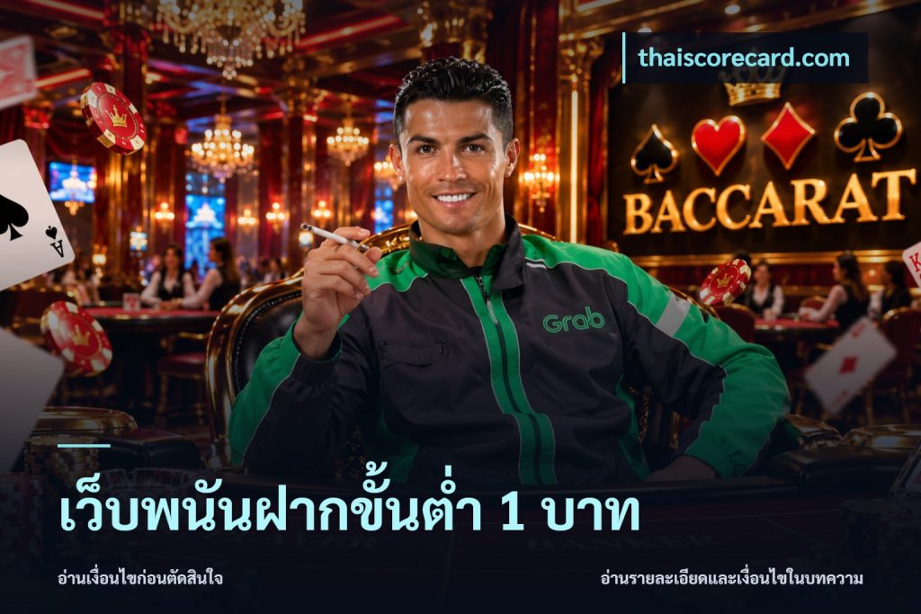 เว็บพนันฝากขั้นต่ำ 1 บาท