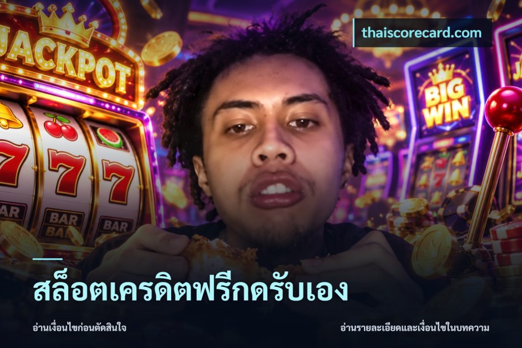 สล็อตเครดิตฟรีกดรับเอง
