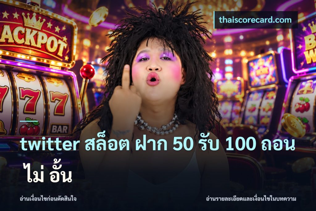 twitter สล็อต ฝาก 50 รับ 100 ถอน ไม่ อั้น