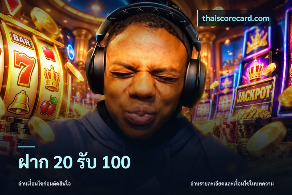 ฝาก 20 รับ 100