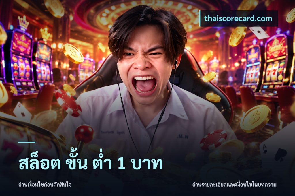 สล็อต ขั้น ต่ํา 1 บาท
