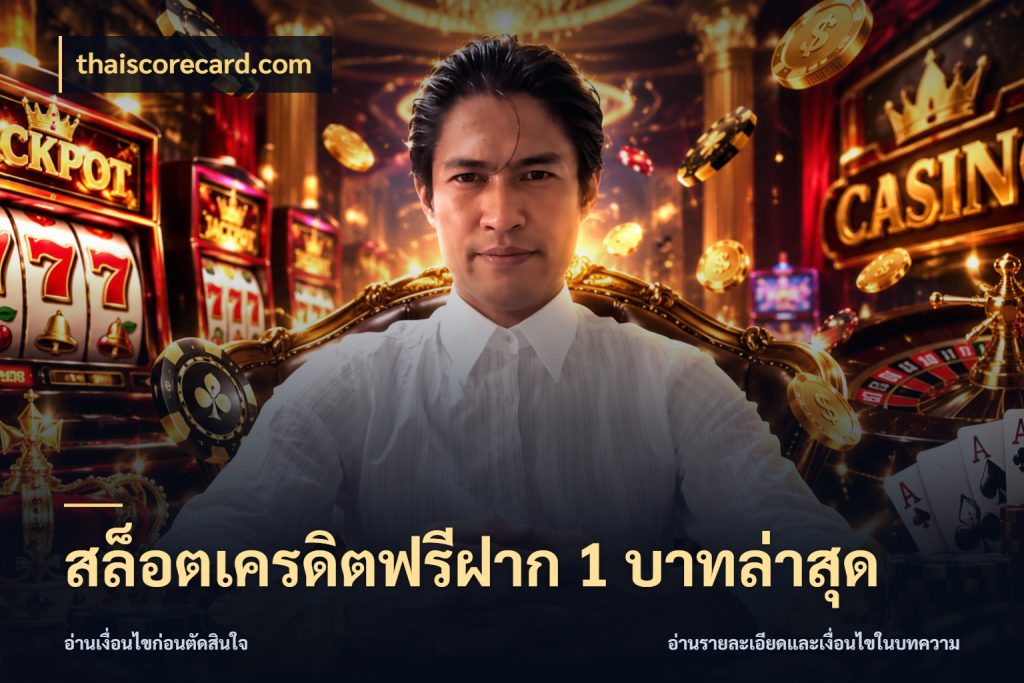 สล็อตเครดิตฟรีฝาก 1 บาทล่าสุด thaiscorecard.com ชนิดเครดิตกับสิทธิ์ที่คุณอยากรู้
