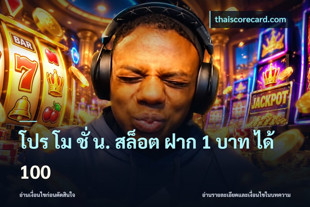 โปร โม ชั่ น. สล็อต ฝาก 1 บาท ได้ 100