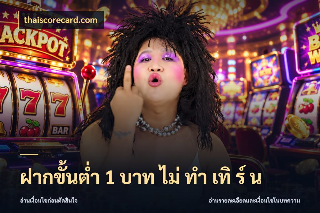 ฝากขั้นต่ำ 1 บาท ไม่ ทำ เทิ ร์ น เปิดมุมยอดเริ่มต้นสำหรับคนชอบเกม กับ thaiscorecard.com