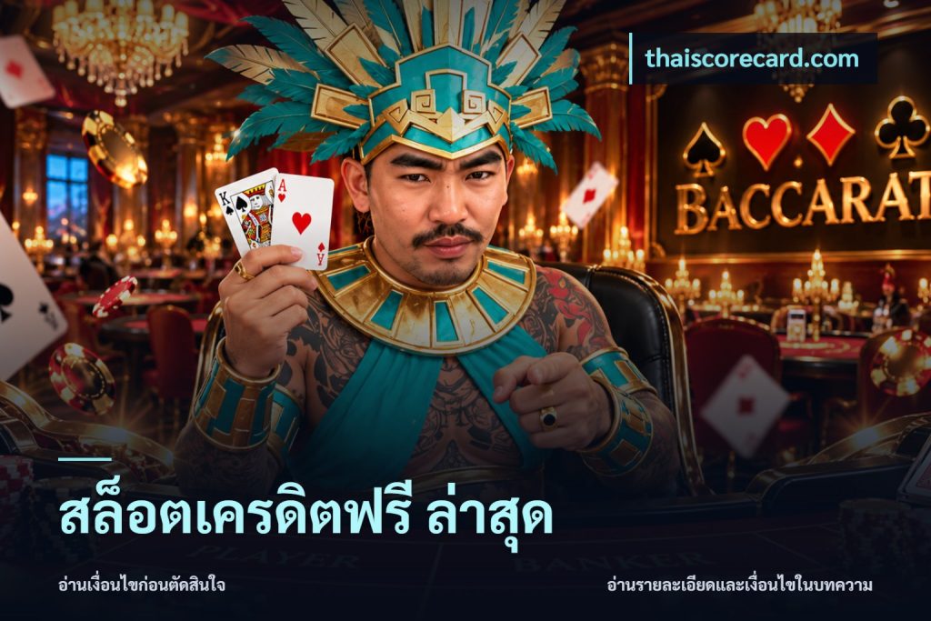 สล็อตเครดิตฟรี ล่าสุด