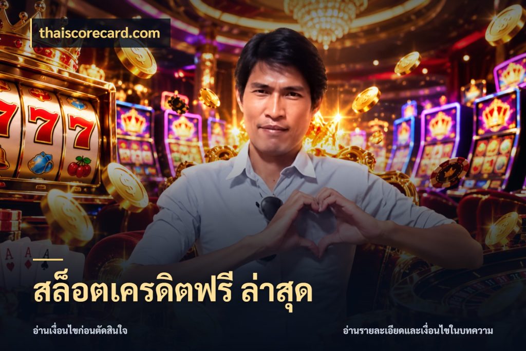 สล็อตเครดิตฟรี ล่าสุด จากชื่อเครดิตฟรีสู่ความสนุกที่เข้าใจได้ สไตล์ thaiscorecard.com