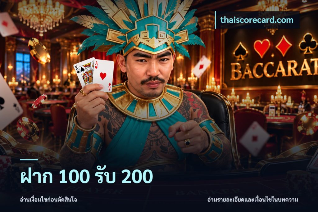 ฝาก 100 รับ 200