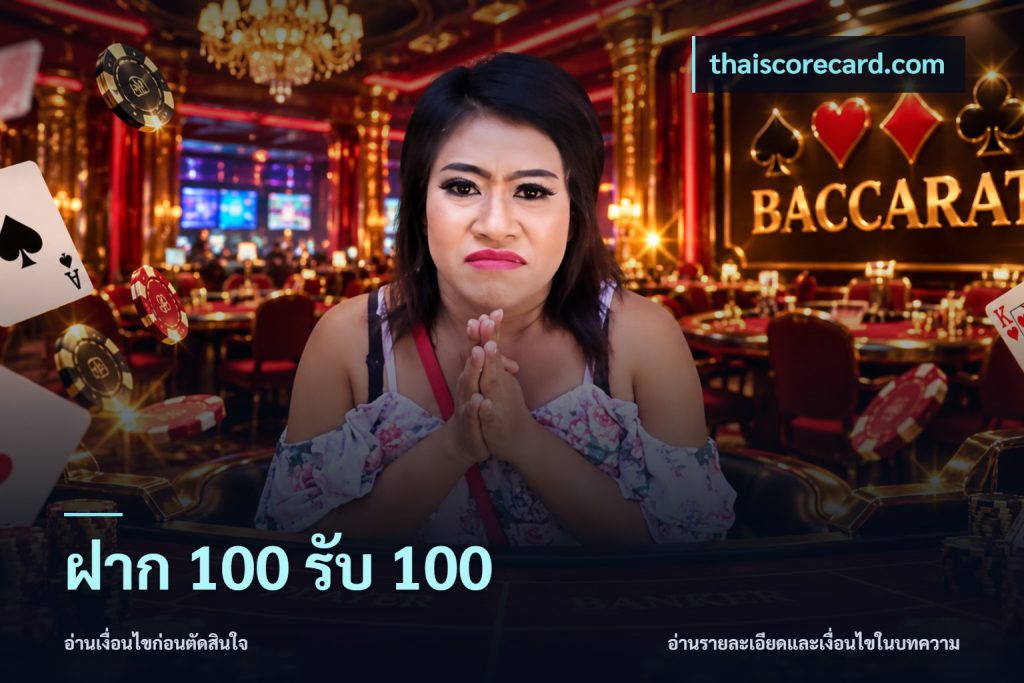 ฝาก 100 รับ 100