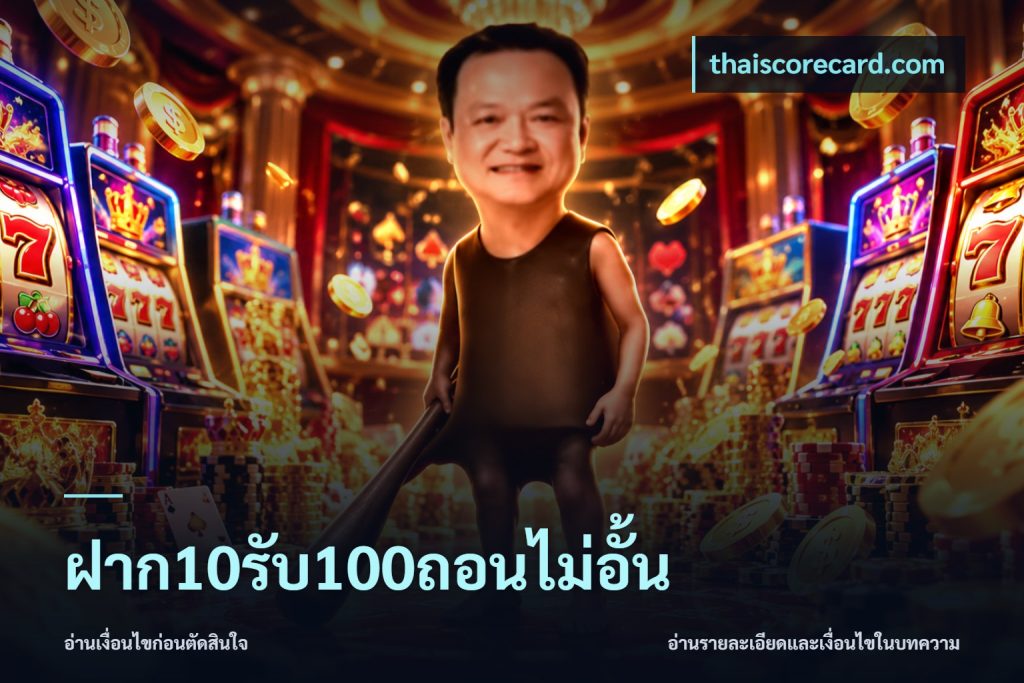 ฝาก10รับ100ถอนไม่อั้น
