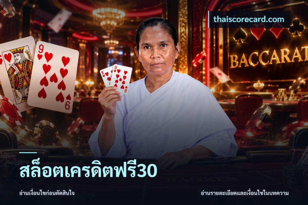 สล็อตเครดิตฟรี30
