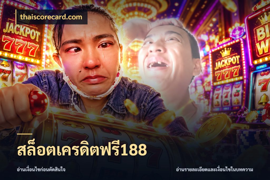 สล็อตเครดิตฟรี188 จับมุมเด่นของเครดิตฟรีให้ตรงใจ สไตล์ thaiscorecard.com