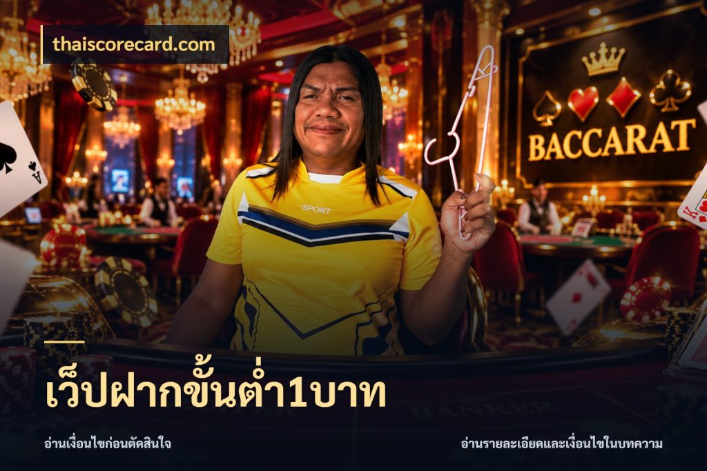 เว็ปฝากขั้นต่ำ1บาท มุมสนุกของคนที่กำหนดขอบเขตตัวเอง สไตล์ thaiscorecard.com