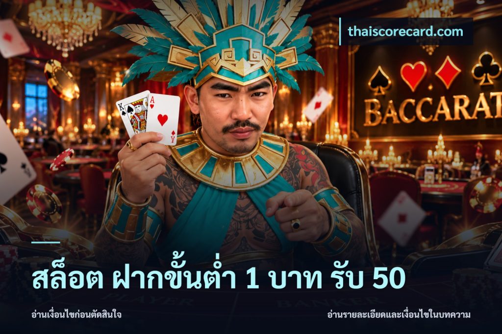 สล็อต ฝากขั้นต่ำ 1 บาท รับ 50