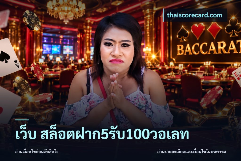 เว็บ สล็อตฝาก5รับ100วอเลท